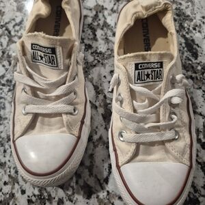 Converse Beige Canvas Sneakers